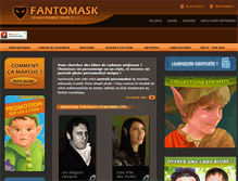 Tablet Screenshot of fantomask.com